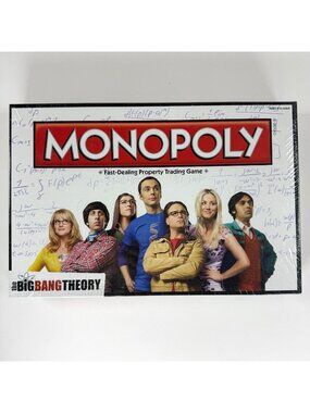 Hasbro The Big Bang Theory Monopoly Board Game USAopoly New Factory Sealed 2014